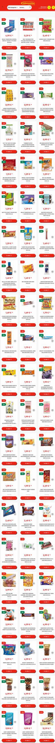 Topangebote von Lebensmittel-Sonderposten.de Topangebote von Lebensmittel-Sonderposten.de KW38 2025