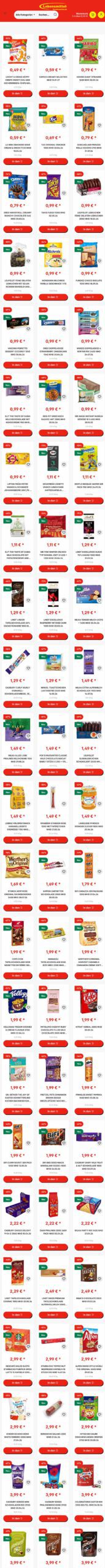 Topangebote von Lebensmittel-Sonderposten.de KW38 2025