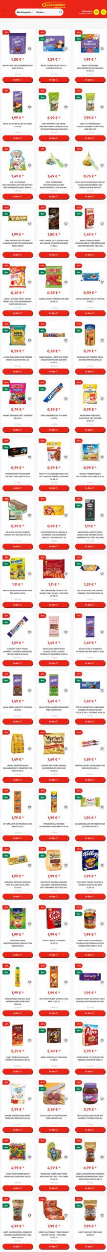 Topangebote von Lebensmittel-Sonderposten.de Topangebote von Lebensmittel-Sonderposten.de KW38 2025
