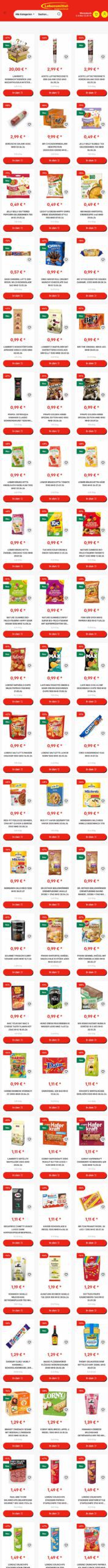 Topangebote von Lebensmittel-Sonderposten.de KW38 2025